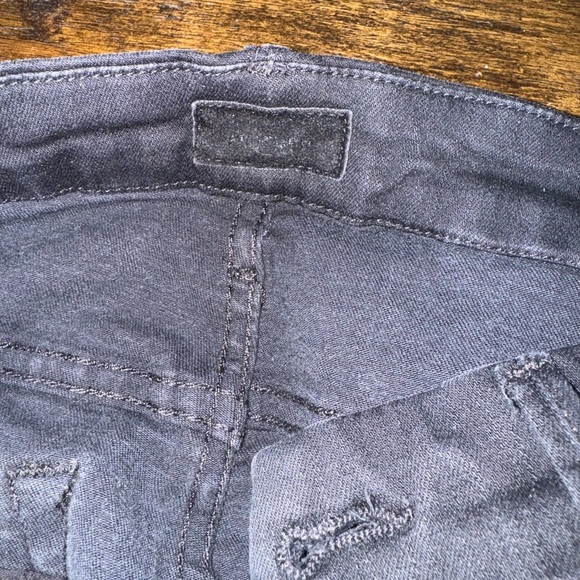 Mother High Waisted Looker Ankle Fray in Guilty Glitter Racer - Picture 5 of 5